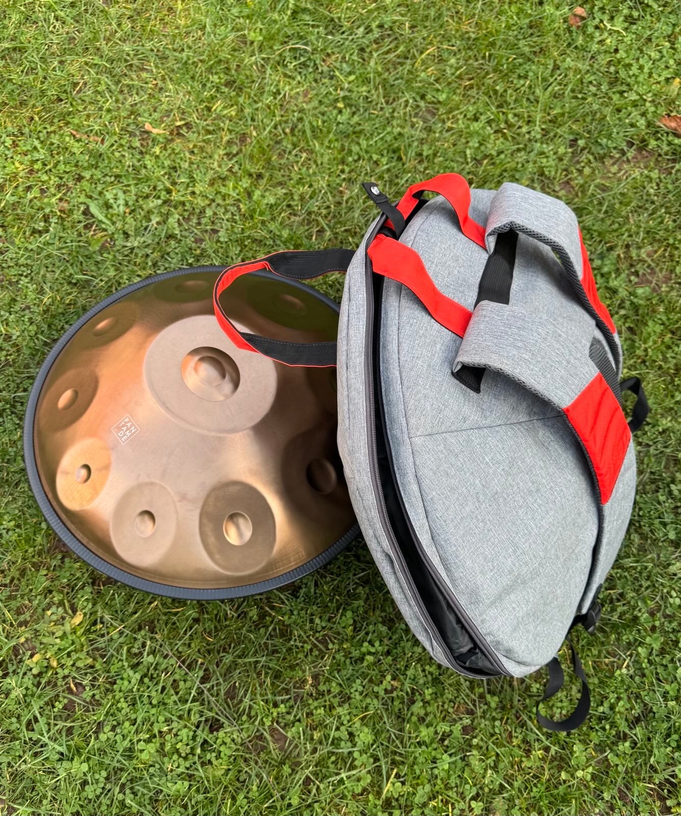 Pantam.de D-Kurd 9+1 Standard Handpan mit Softshell Tasche