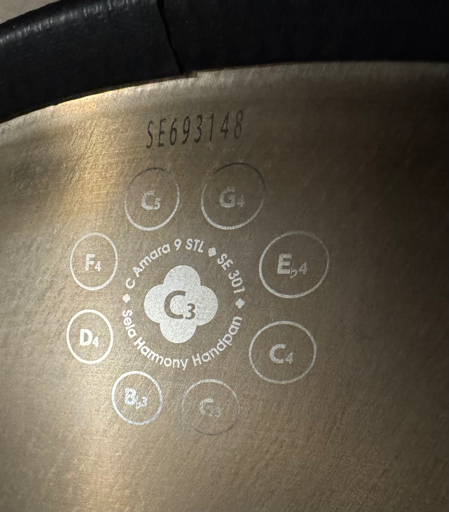 Sela 301 Harmony Handpan C Amara Stainless Steel