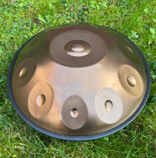 Pantam.de D-Kurd 9+1 Standard Handpan mit Softshell Tasche